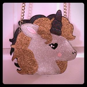 Betsey Johnson Glitter Unicorn Purse